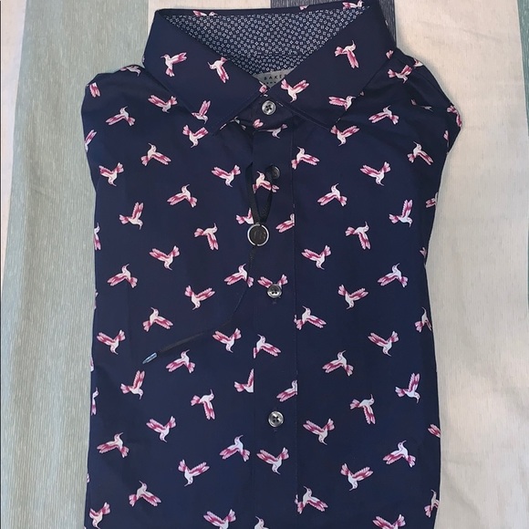 Ted Baker London Other - NWOT Ted Baker Size 4 Short Sleeve Button Up